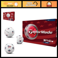 TaylorMade Golf 2024 TP5x PIX USA Golf Balls, Better Visibility, 1 Dozen picture