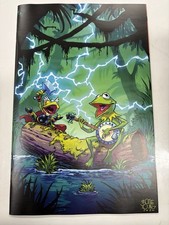 MUPPETS TAKE THE MARVEL UNIVERSE 1 1:100 SKOTTIE YOUNG BABY VIRGIN VARIANT NM picture