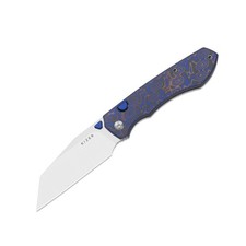 Kizer Wharning Folding Pocket Knife N690 Blade Vortex Pattern Micarta Handle picture