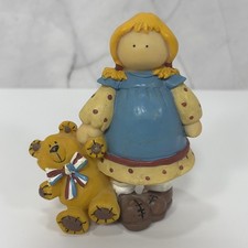Pat Olson Blonde Girl Doll Bear Figurine picture