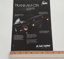 1988 PONTIAC TRANS AM GTA ORIGINAL 1988 AD picture