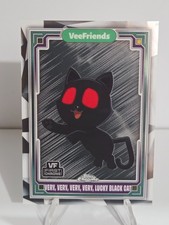 2025 Topps Chrome VeeFriends 1st Edition Very Lucky Black Cat #3 Red Eyes picture