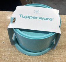 **Tupperware, Set of Three bowls with Lids, Teal Green, New A59 picture