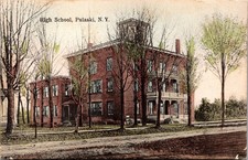 Postcard NY Pulaski High School db 1907 C.A. Jewell picture