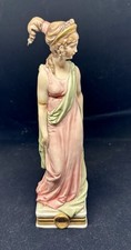 Rare Antique Copodimonte Empress Josephine Bonaparte Figure By Bruno Merli Sig picture