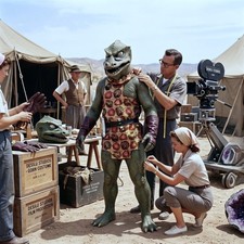 RARE STILL  COLOR TVs Star Trek  GORN UNDER MAKEUP picture