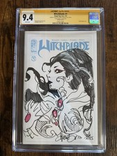 MIRKA ANDOLFO Witchblade Sketch-CGC SS 9.4 Witchblade #1 Blank 2024 Image Comics picture