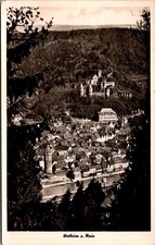Aerial View Weckheim a Main Village Surrounded Stamp Real Photo RPPC Postcard picture