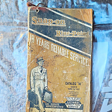 Snap-on Blue-Point Tools Catalog Issued June 1, 1937 Vintage picture