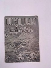 Travel Brochure Old San Diego CA Old Town Tourist Guide 1938 picture