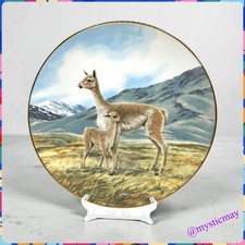 Vintage 1991 THE VICUNA Endangered Species COLLECTOR PLATE Bradford Exchange picture