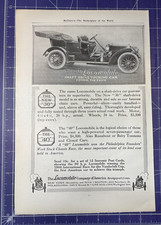 1909 PRINT AD LOCOMOBILE COMPANY BRIDGEPORT CONN THE NEW 30 AND 40 MODELS picture