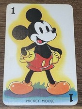 MICKEY MOUSE 1938 CASTELL BROS. LTD. SHUFFLED SYMPHONIES RARE EARLY DISNEY CARD picture