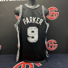 Tony Parker San Antonio Spurs Signed M&N Swingman Jersey Autographed Steiner CX picture