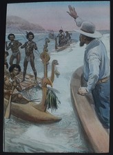 GREATHEART OF PAPUA NO29 C1913 Magic Lantern Slide JAMES CHALMERS NEW GUINEA picture