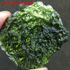 115Ct Moldavite Genuine Raw Moldavite Crystal from Czech Republic PICcertificate picture