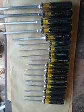 lot of 17 stanley 100 plus Screwdrivers picture