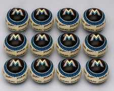 Miami Marlins Collectible Souvenir Baseball Ball Lot of 12 picture