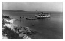 Yellowstone Lake Steamer Zillah Standard Postcard picture