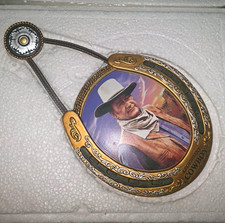 The Bradford Exchange John Wayne Frontier Legend Limited Ed Metal Plaque 10