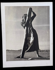 1968 Joe Reyes Beach Figure Driftwood Exhibition Photo Camera Club Art 14x17 picture