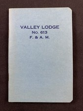 Freemason By-Laws of Valley Lodge No. 613 F. & A. M. w/ Member List (1949) picture
