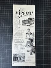 Vintage Virginia Travel Print Ad picture