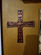Terra Sancta Enamel Wall Cross From Israel Rare Find picture