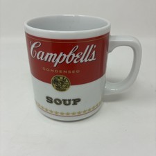 VTG 1981 Campbell's Soup Porcelain Coffee Mug by Corning Glass Works Real Deal picture