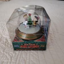 Vintage 1999 Blockbuster Peanuts Charlie Brown Christmas Spinning Ornament NIB picture