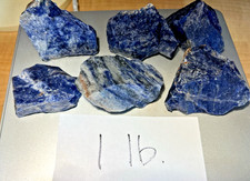 Rough Blue-Violet Sodalite Lapidary Grade or as Display 1 pound+ picture