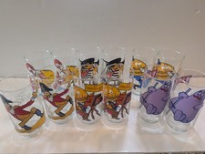 Vintage 1977 McDonalds Collectors Glasses PRIST COND 2 SETS spring sale price picture