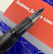 $1460 MSRP - Montblanc 132524 SAW Black Cosmos Metal Medium picture
