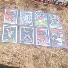 Ronald Acuña Jr Topps 8-Card Lot Auto Refractor Inserts picture