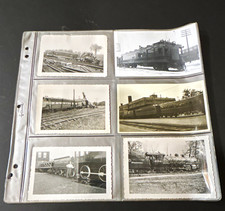 Vintage 1940s-1950s Train Photos Lot MN St Paul & Pacific William Crooks Wreck picture