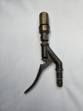 Antique Peanut chime steam whistle lever operated brasswith assembly picture