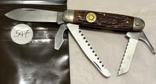 Camillus C-4 Folding Camp Knife Vintage picture