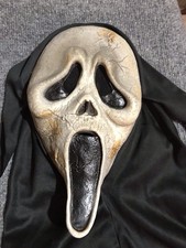 Ghostface Ghost Face Aged Zombie Scream 4 Latex Mask 2011 Preowned picture