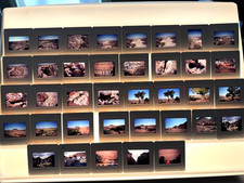 1981 Painted Desert (Arizona) 35mm Slide Photos Lot of 37 Kodachrome Slides picture