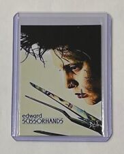 Edward Scissorhands Limited Edition Artist Signed Johnny Depp Trading Card 1/10 picture