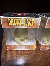 Drunk Face Glow Vinyl Butch-O-Vision 2016 Rare  box Texas Chainsaw Simpsons Beer picture