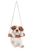 HI-LINE Hanging Jack Russell Terrier Puppy, 5-inch Height picture