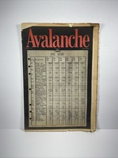 Avalanche Magazine #13 Summer 1976 vintage final issue picture