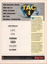 Digital TAC-4 Global Warrior Alpha AXP 1994 Vintage Magazine Print Ad picture