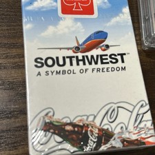 Coca-Cola Southwest Airlines Playing Cards A Symbol Of Freedom New Multi Color picture