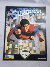 Vintage 1978 Àlbum Iris Superman The Movie Sticker Album Empty Costa Rica RARE picture