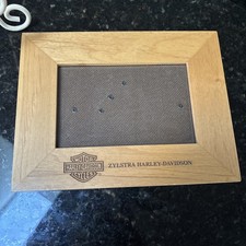 Vtg Harley Davidson Zylstra Picture  Frame 9” X 7” picture