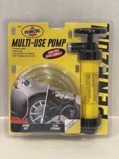 Pennzoil Multi-Use Siphon Pump Gas Fuel Liquid Transfer Air Inflator Hose Kit picture