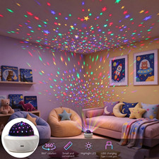 Aurora Light Projector, white Light Galaxy LED Lamp, with Remote Control picture