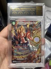 SS Gogeta, Hell-Piercing Flash Premier Card Grading 10 Dragon Ball Masters picture